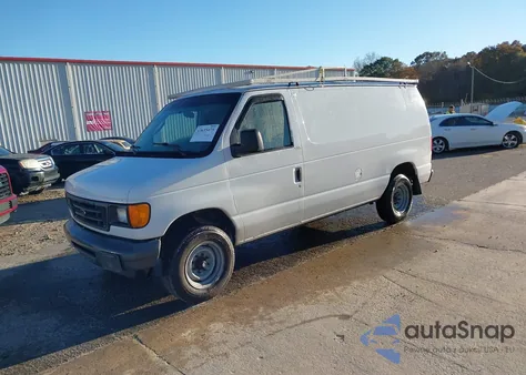2007 Ford E-150 Commercial/Recreational z USA, uszkodzony, nr VIN 1FTNE14W87DA34055
